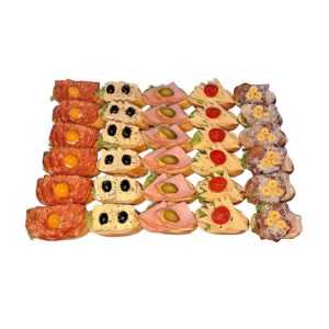 Canapé traditionell <br> [30 Stück / Platte] <br> [1 Stück = 3,05€]