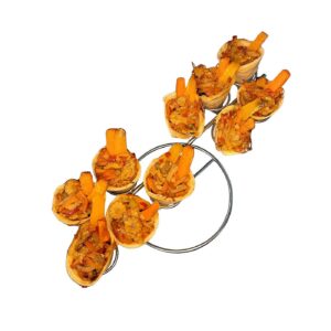 warme mini Wrap asiatisch <br>[34 Stück / Platte] <br> [1 Stück = 3,13€]
